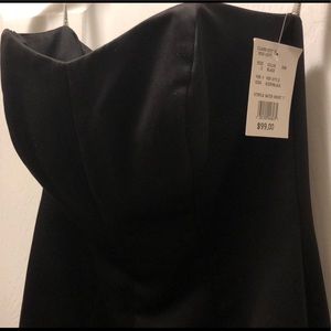 Strapless cocktail dress